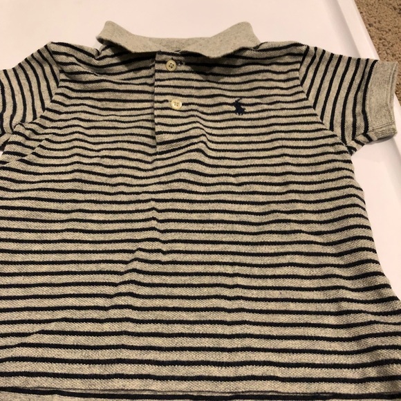 Ralph Lauren Gray and navy polo 🏇🏻 - Picture 1 of 3